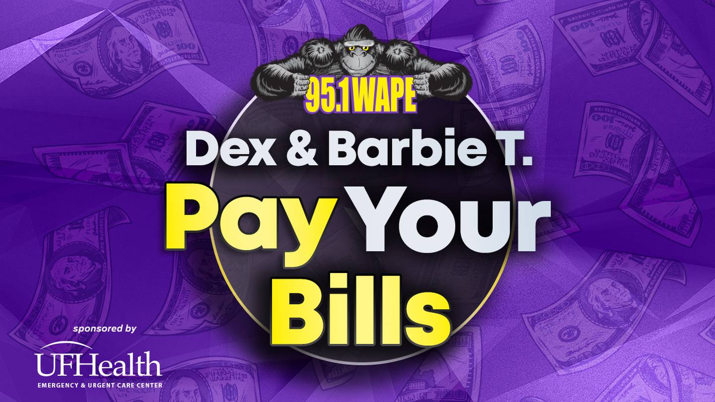 95.1 WAPE’s Dex & Barbie T Pay Your Bills!