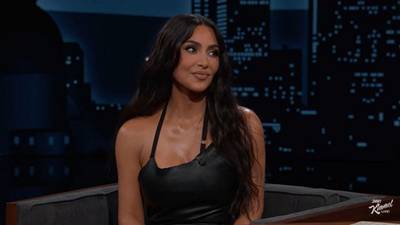 Kim Kardashian doesn't talk Taylor diss track on 'Kimmel', talks about once being Madonna's dog walker