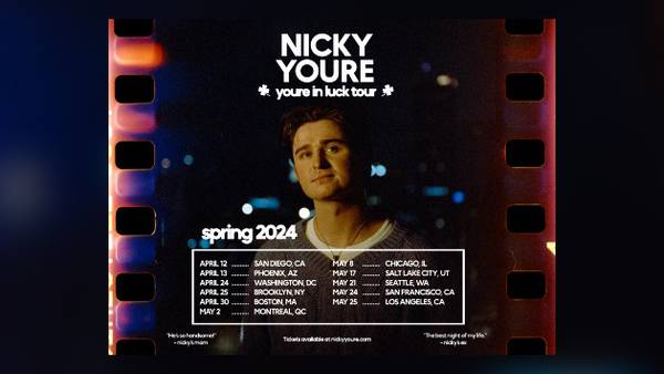 Nicky Youre will be "blasting our favorite tunes" on first headlining tour