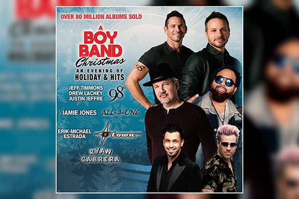 98 Degrees' Jeff Timmons, Justin Jeffre and Drew Lachey tease A Boy Band Christmas tour